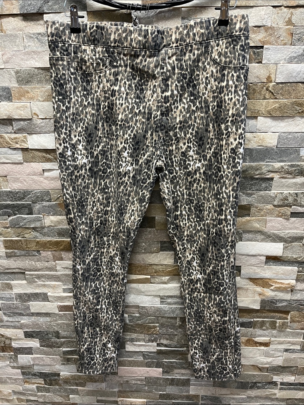 Royalty For Me Women's Leopard Print Skinny Jeans - Black, Gray, Cream
